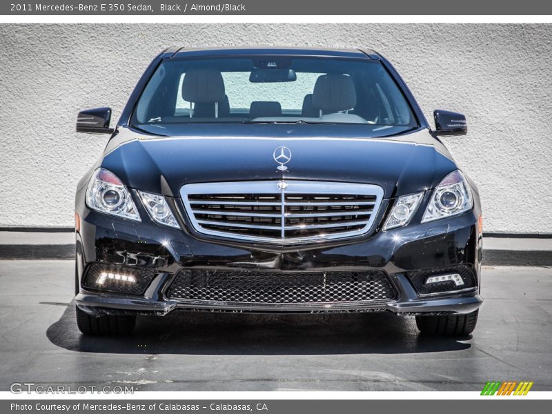 Black / Almond/Black 2011 Mercedes-Benz E 350 Sedan