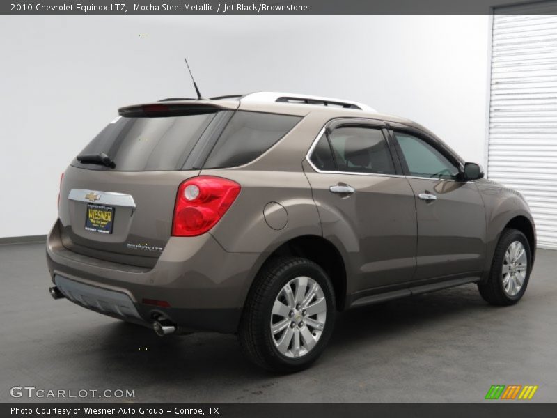 Mocha Steel Metallic / Jet Black/Brownstone 2010 Chevrolet Equinox LTZ