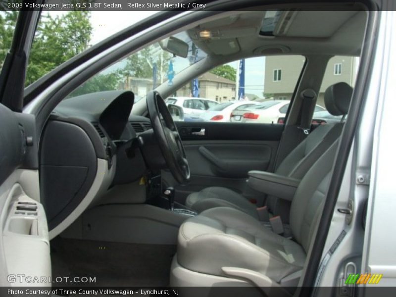 Reflex Silver Metallic / Grey 2003 Volkswagen Jetta GLS 1.8T Sedan