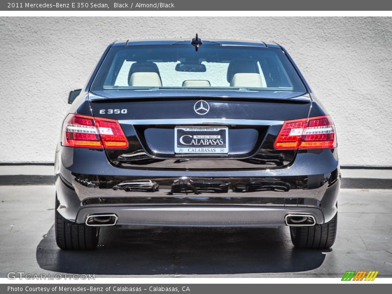 Black / Almond/Black 2011 Mercedes-Benz E 350 Sedan