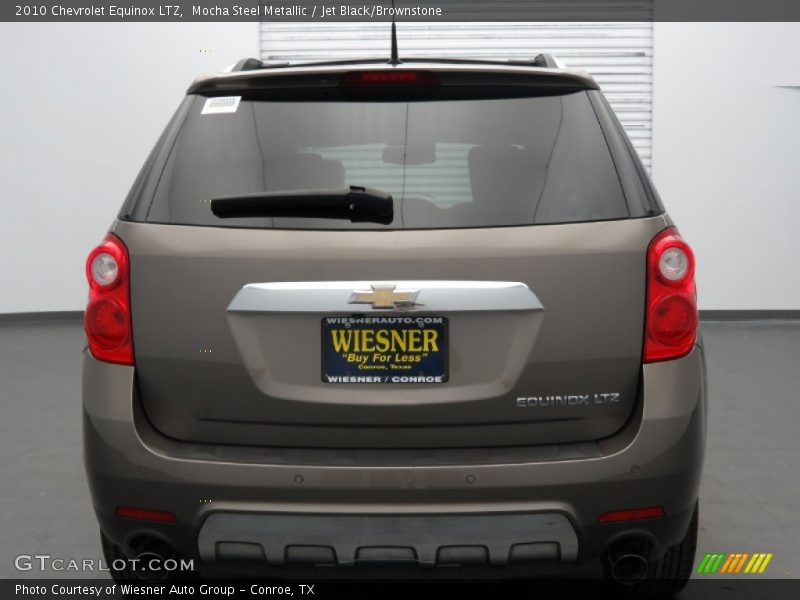 Mocha Steel Metallic / Jet Black/Brownstone 2010 Chevrolet Equinox LTZ