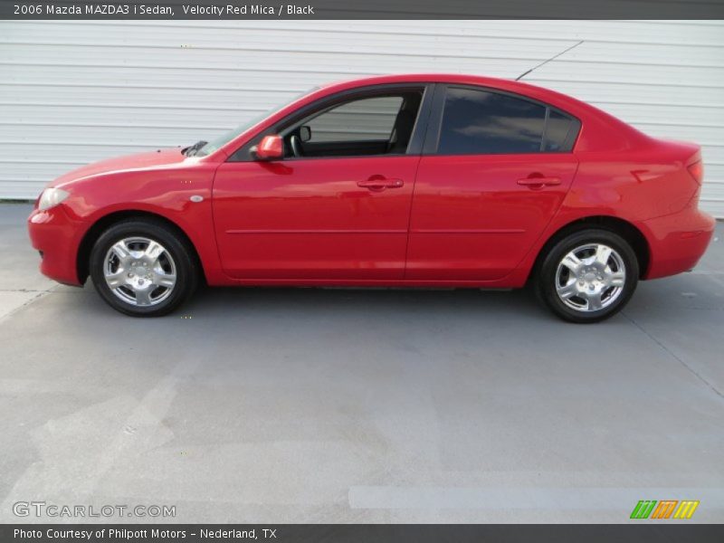 Velocity Red Mica / Black 2006 Mazda MAZDA3 i Sedan