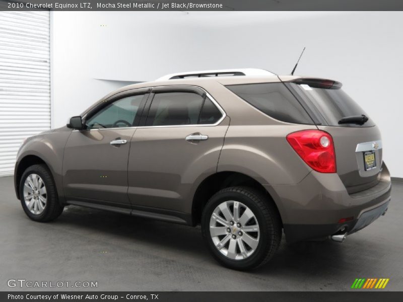 Mocha Steel Metallic / Jet Black/Brownstone 2010 Chevrolet Equinox LTZ