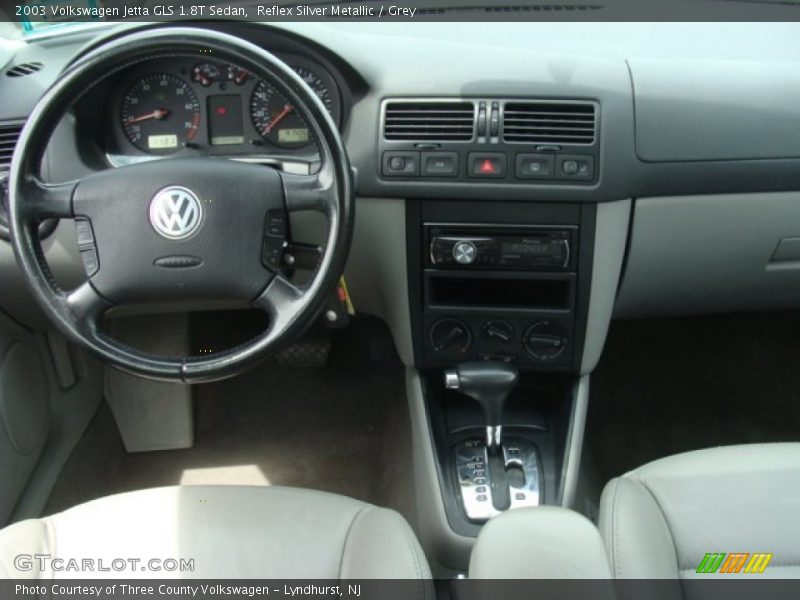 Reflex Silver Metallic / Grey 2003 Volkswagen Jetta GLS 1.8T Sedan