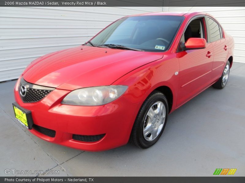 Velocity Red Mica / Black 2006 Mazda MAZDA3 i Sedan