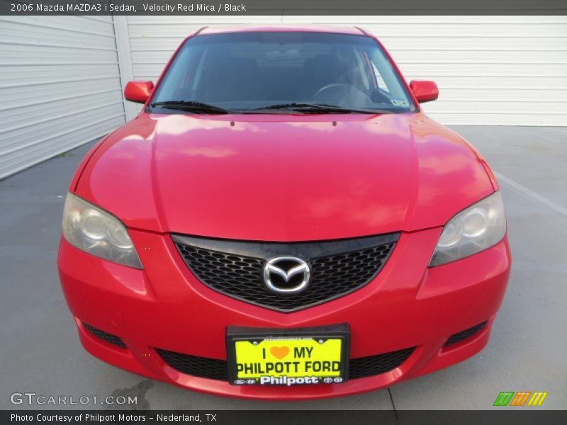 Velocity Red Mica / Black 2006 Mazda MAZDA3 i Sedan