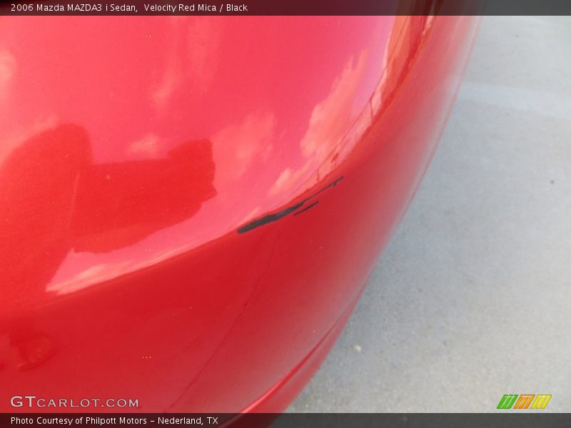 Velocity Red Mica / Black 2006 Mazda MAZDA3 i Sedan