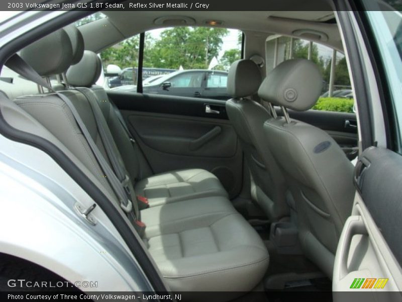 Reflex Silver Metallic / Grey 2003 Volkswagen Jetta GLS 1.8T Sedan