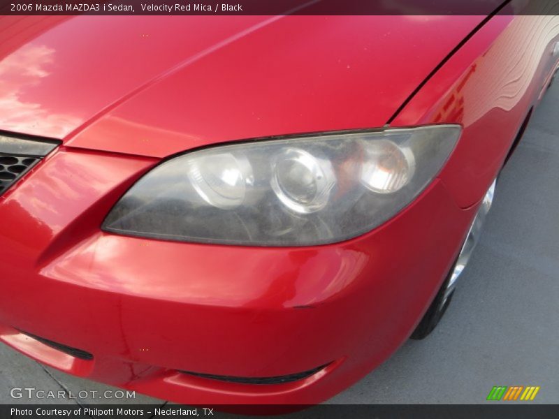 Velocity Red Mica / Black 2006 Mazda MAZDA3 i Sedan