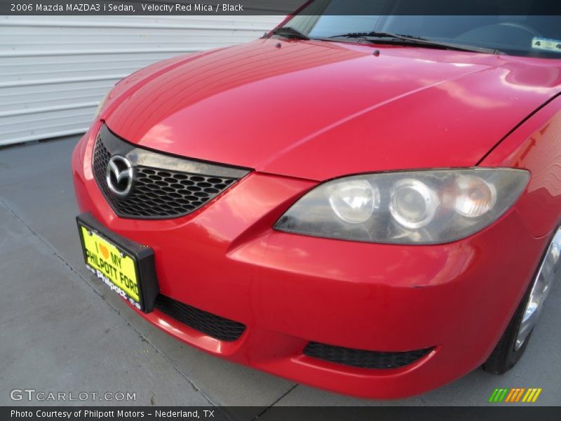 Velocity Red Mica / Black 2006 Mazda MAZDA3 i Sedan