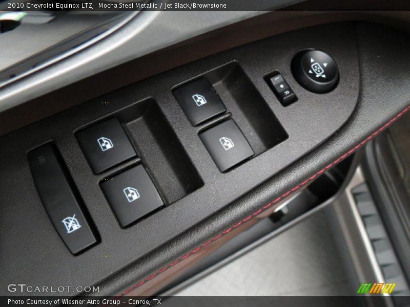 Mocha Steel Metallic / Jet Black/Brownstone 2010 Chevrolet Equinox LTZ