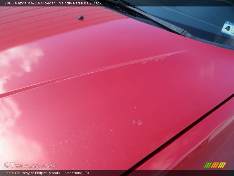 Velocity Red Mica / Black 2006 Mazda MAZDA3 i Sedan