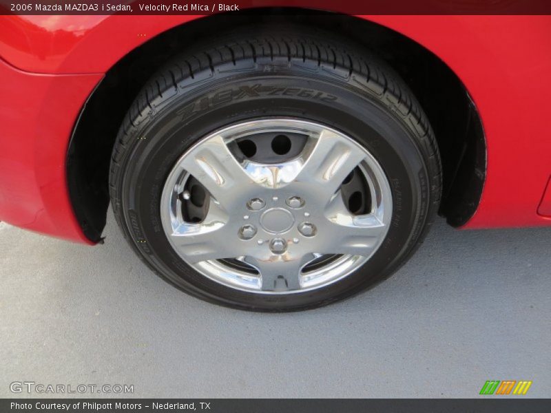 Velocity Red Mica / Black 2006 Mazda MAZDA3 i Sedan