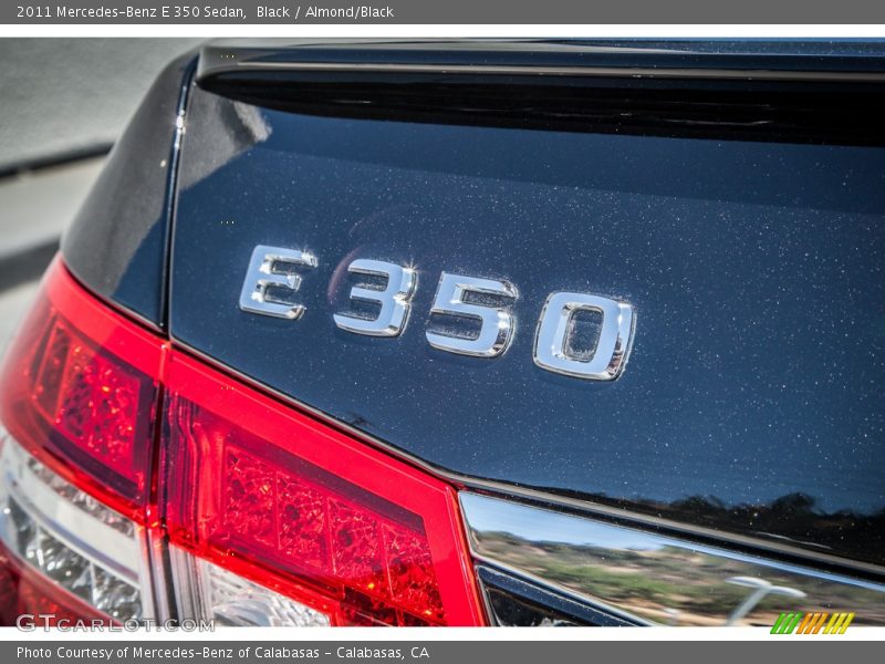 Black / Almond/Black 2011 Mercedes-Benz E 350 Sedan