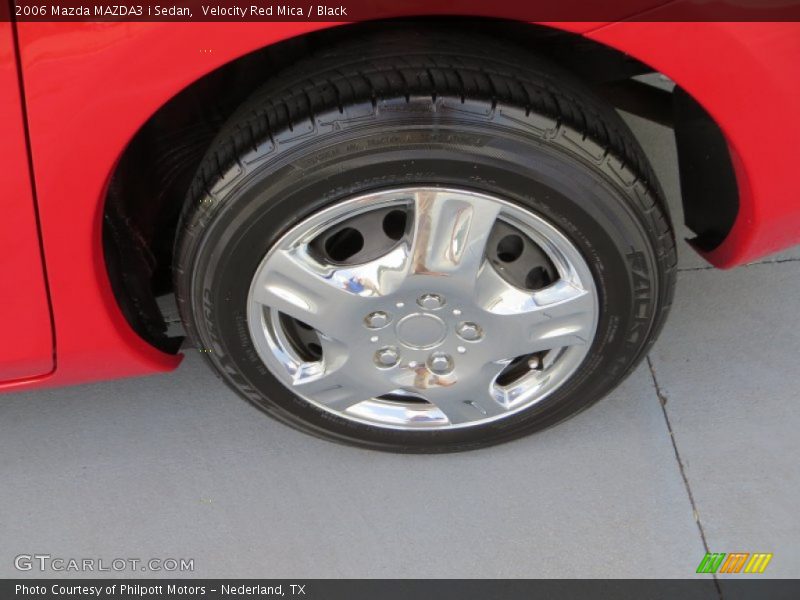Velocity Red Mica / Black 2006 Mazda MAZDA3 i Sedan