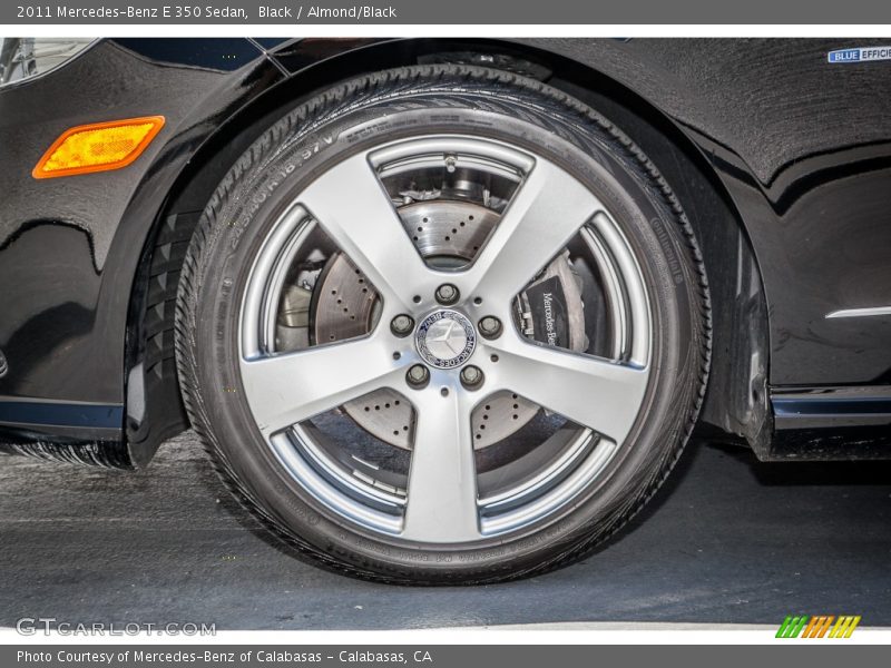 Black / Almond/Black 2011 Mercedes-Benz E 350 Sedan