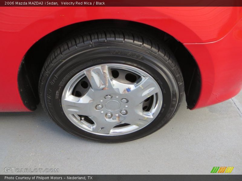 Velocity Red Mica / Black 2006 Mazda MAZDA3 i Sedan