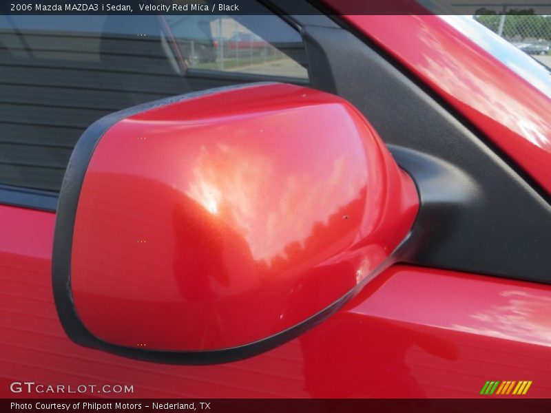 Velocity Red Mica / Black 2006 Mazda MAZDA3 i Sedan