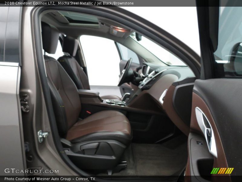 Mocha Steel Metallic / Jet Black/Brownstone 2010 Chevrolet Equinox LTZ