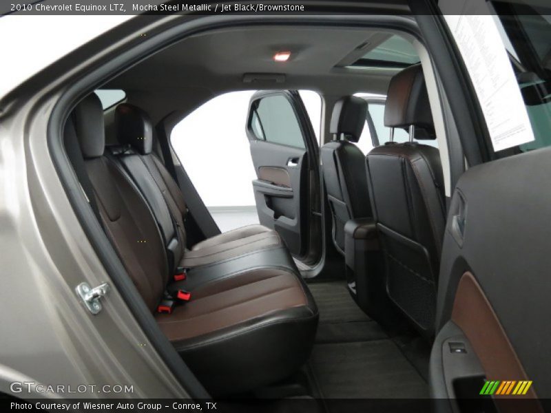 Mocha Steel Metallic / Jet Black/Brownstone 2010 Chevrolet Equinox LTZ
