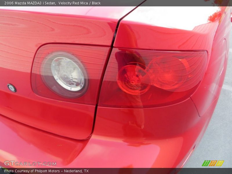 Velocity Red Mica / Black 2006 Mazda MAZDA3 i Sedan