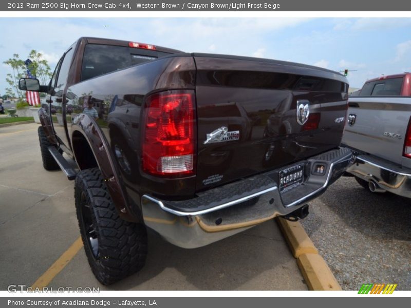 Western Brown / Canyon Brown/Light Frost Beige 2013 Ram 2500 Big Horn Crew Cab 4x4