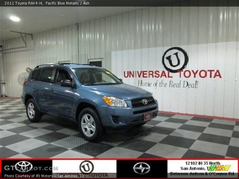 Pacific Blue Metallic / Ash 2011 Toyota RAV4 I4