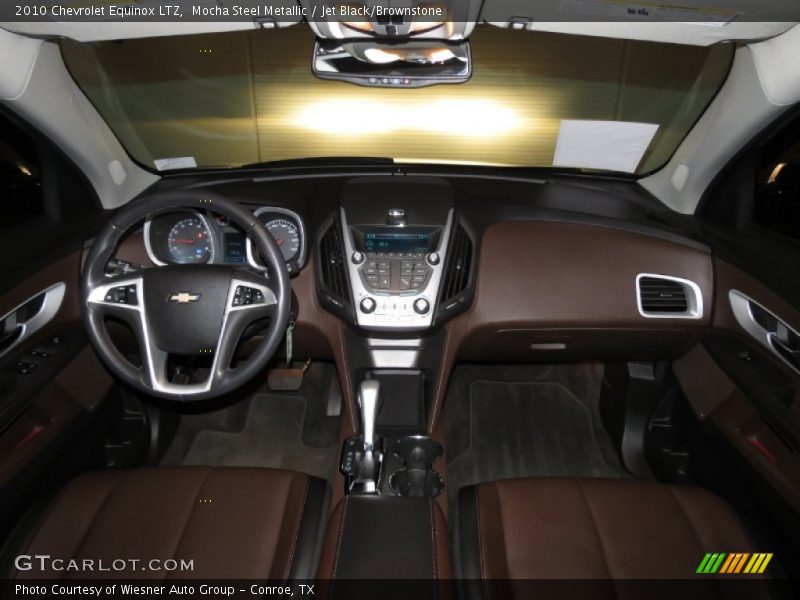 Mocha Steel Metallic / Jet Black/Brownstone 2010 Chevrolet Equinox LTZ
