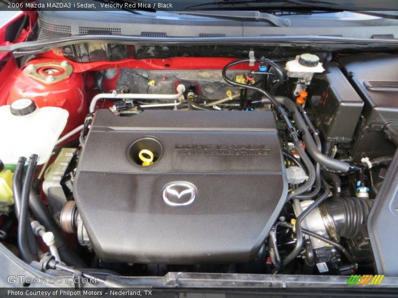 Velocity Red Mica / Black 2006 Mazda MAZDA3 i Sedan