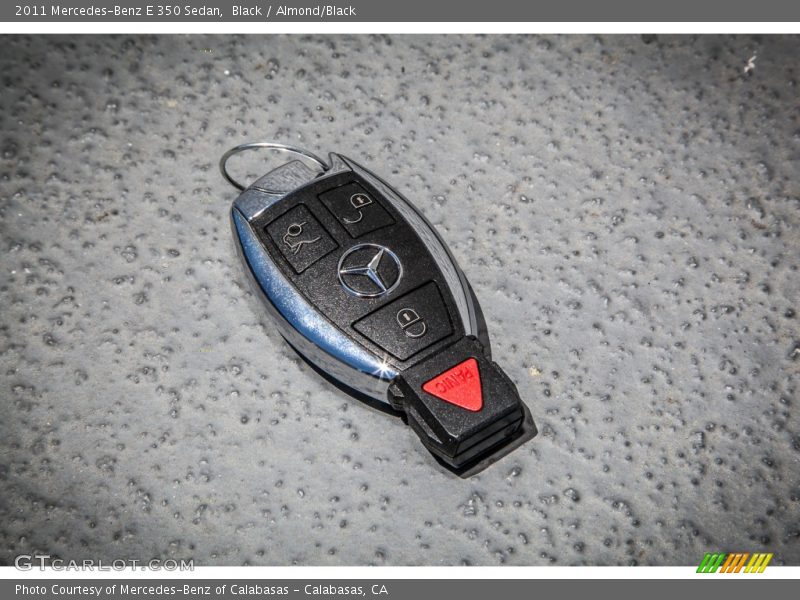 Black / Almond/Black 2011 Mercedes-Benz E 350 Sedan