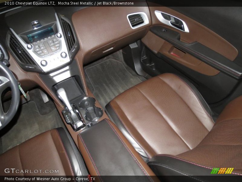 Mocha Steel Metallic / Jet Black/Brownstone 2010 Chevrolet Equinox LTZ