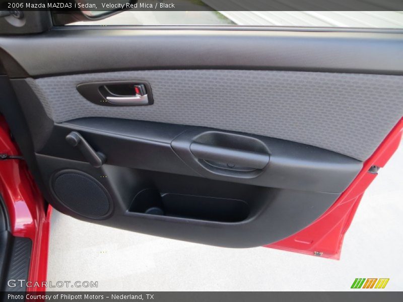 Velocity Red Mica / Black 2006 Mazda MAZDA3 i Sedan