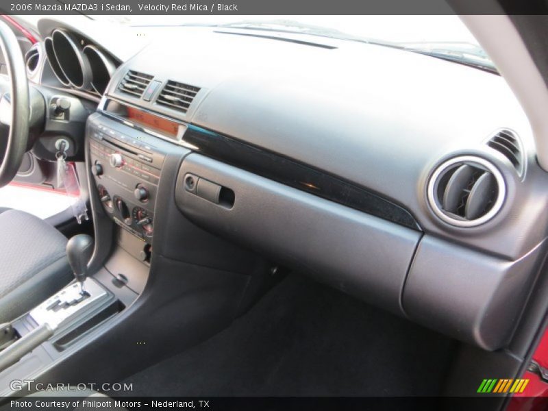 Velocity Red Mica / Black 2006 Mazda MAZDA3 i Sedan