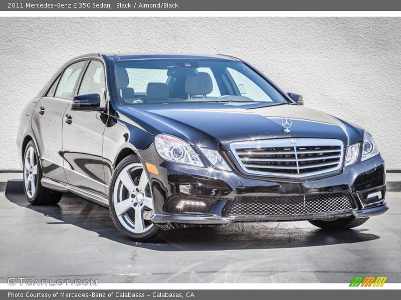Black / Almond/Black 2011 Mercedes-Benz E 350 Sedan