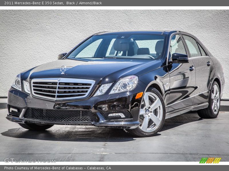 Black / Almond/Black 2011 Mercedes-Benz E 350 Sedan