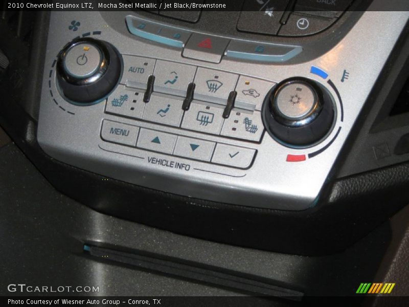 Mocha Steel Metallic / Jet Black/Brownstone 2010 Chevrolet Equinox LTZ