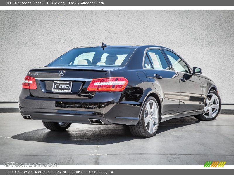 Black / Almond/Black 2011 Mercedes-Benz E 350 Sedan