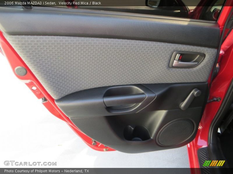 Velocity Red Mica / Black 2006 Mazda MAZDA3 i Sedan