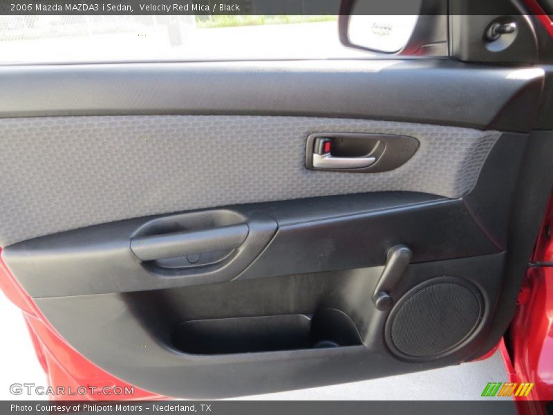 Velocity Red Mica / Black 2006 Mazda MAZDA3 i Sedan