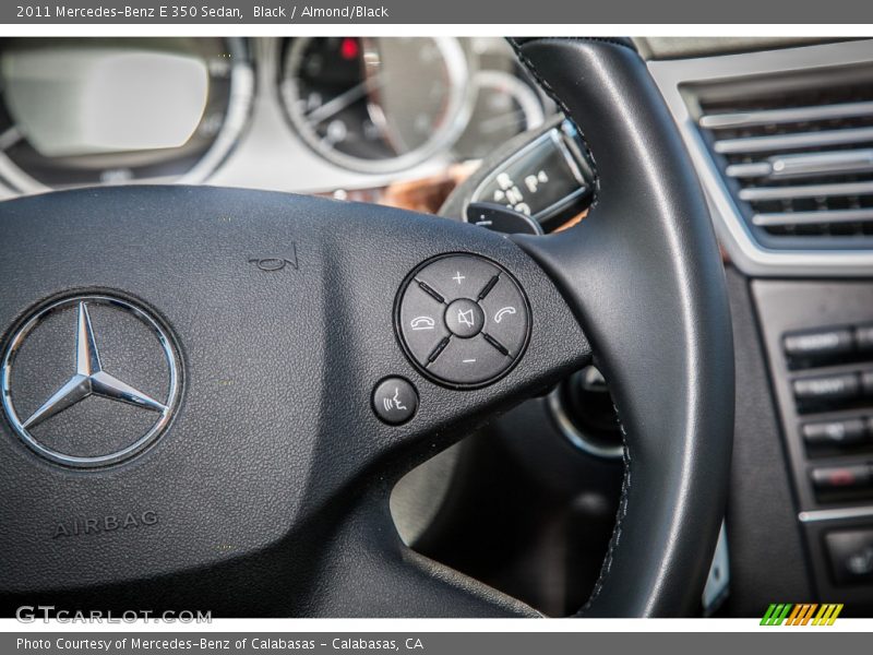 Black / Almond/Black 2011 Mercedes-Benz E 350 Sedan