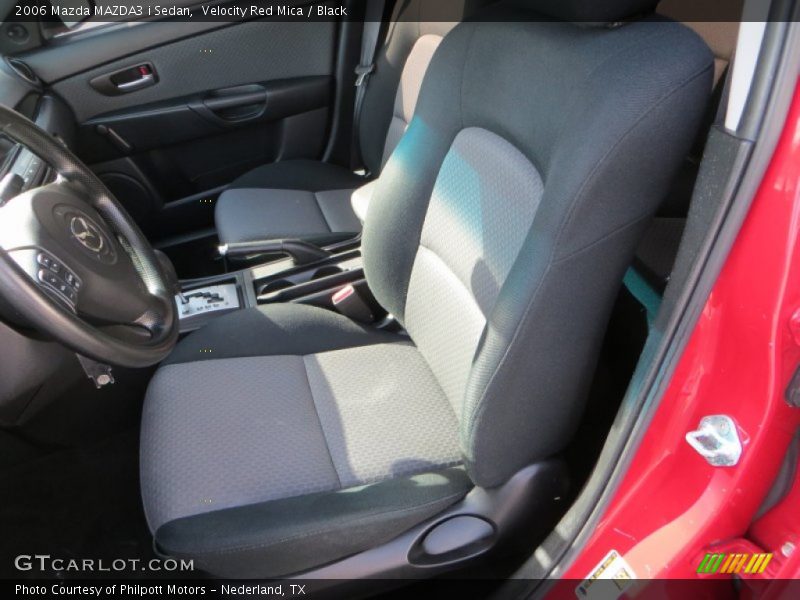 Velocity Red Mica / Black 2006 Mazda MAZDA3 i Sedan