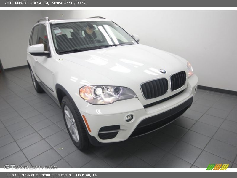 Alpine White / Black 2013 BMW X5 xDrive 35i