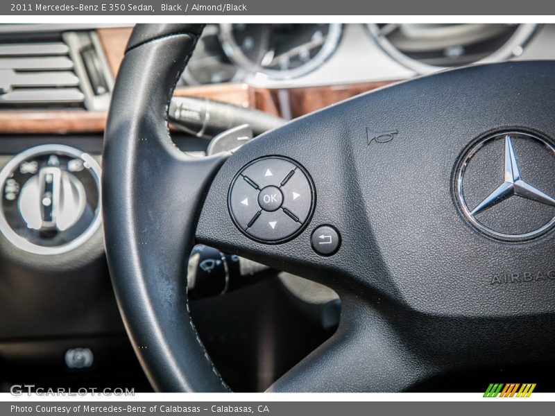 Black / Almond/Black 2011 Mercedes-Benz E 350 Sedan
