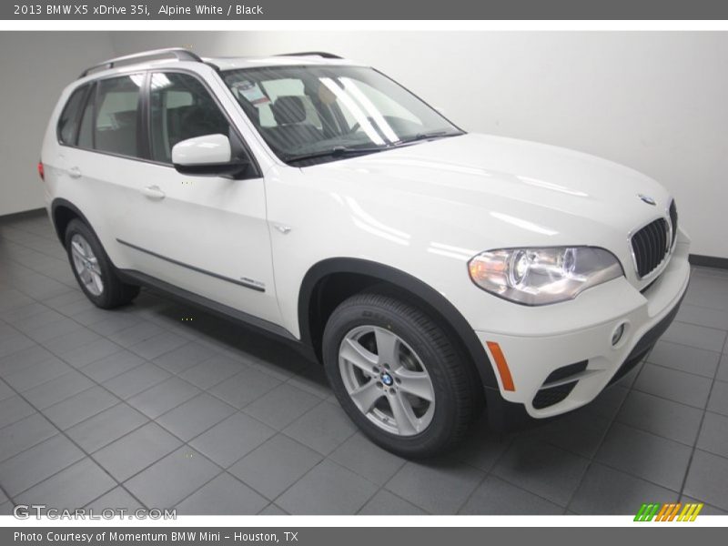 Alpine White / Black 2013 BMW X5 xDrive 35i