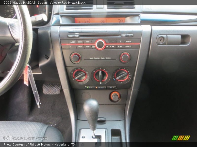 Velocity Red Mica / Black 2006 Mazda MAZDA3 i Sedan