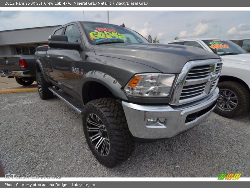 Mineral Gray Metallic / Black/Diesel Gray 2013 Ram 2500 SLT Crew Cab 4x4