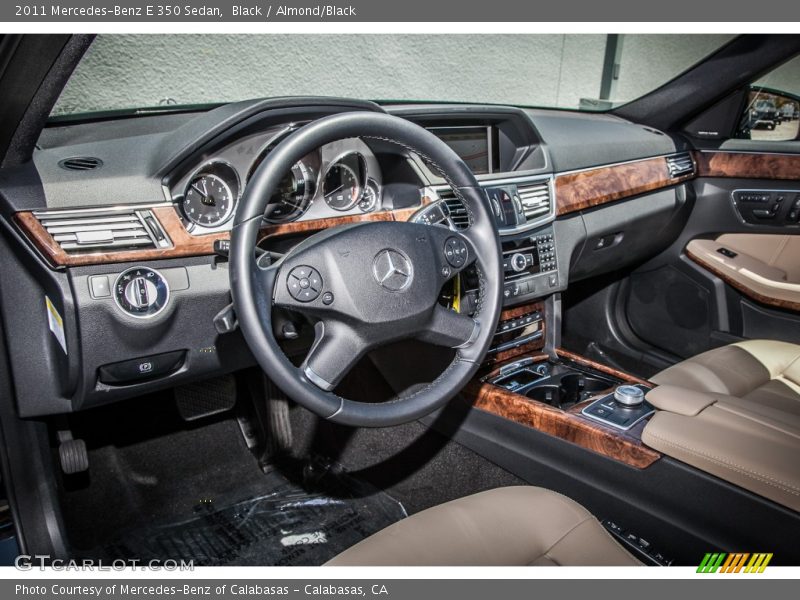 Black / Almond/Black 2011 Mercedes-Benz E 350 Sedan