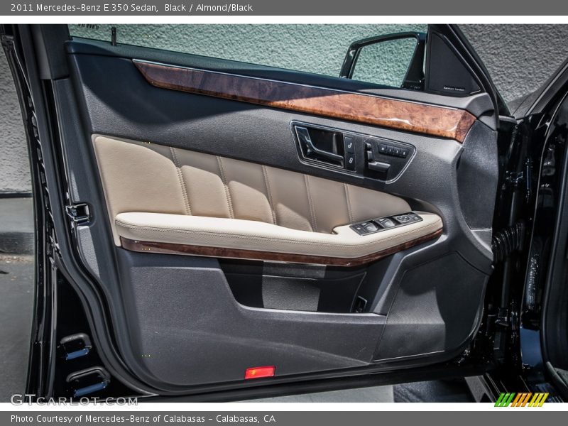 Black / Almond/Black 2011 Mercedes-Benz E 350 Sedan