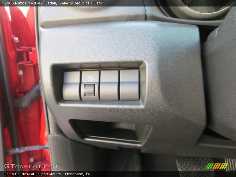 Velocity Red Mica / Black 2006 Mazda MAZDA3 i Sedan