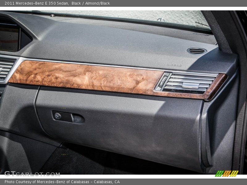 Black / Almond/Black 2011 Mercedes-Benz E 350 Sedan